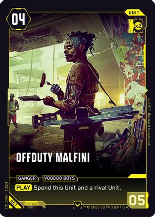 Offduty Malfini (051) - Welcome to Night City Retail