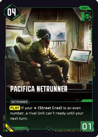 Pacifica Netrunner (084) - Welcome to Night City Retail