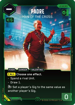 Padre - Man of the Cross (Rare) (074) - Welcome to Night City Retail Foil