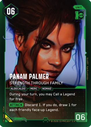 Panam Palmer - Strength Through Family (Secret) (085) - Welcome to Night City Retail Foil