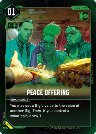 Peace Offering (101) - Welcome to Night City Retail