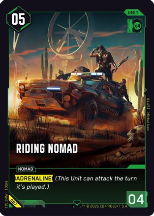 Riding Nomad (087) - Welcome to Night City Retail