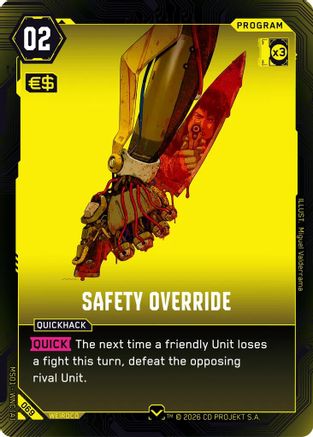 Safety Override (069) - Welcome to Night City Retail