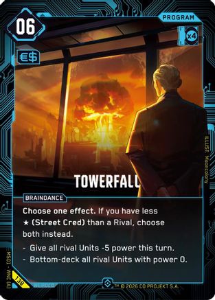 Towerfall (Epic) (138) - Welcome to Night City Retail Foil