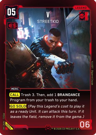 V - Streetkid (a) (005a) - Welcome to Night City Retail Foil
