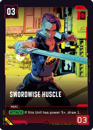 Swordwise Huscle (005) - Embracing Power Retail Starter Deck