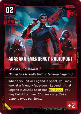 Arasaka Emergency Radioport (006) - Embracing Power Retail Starter Deck