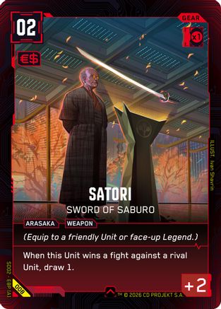 Satori - Sword of Saburo (008) - Embracing Power Retail Starter Deck