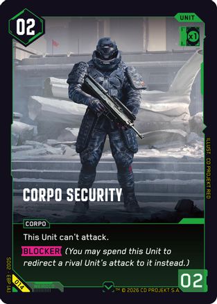 Corpo Security (014) - Embracing Power Retail Starter Deck