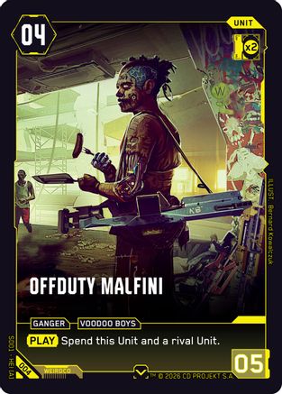 Offduty Malfini (004) - The Heist Retail Starter Deck