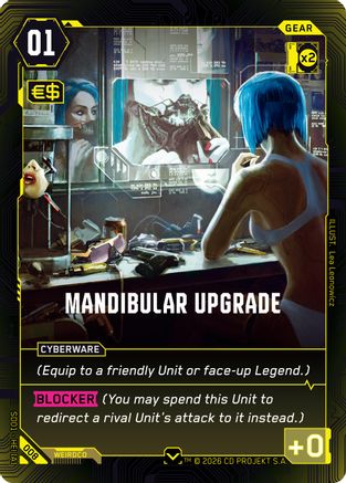 Mandibular Upgrade (008) - The Heist Retail Starter Deck