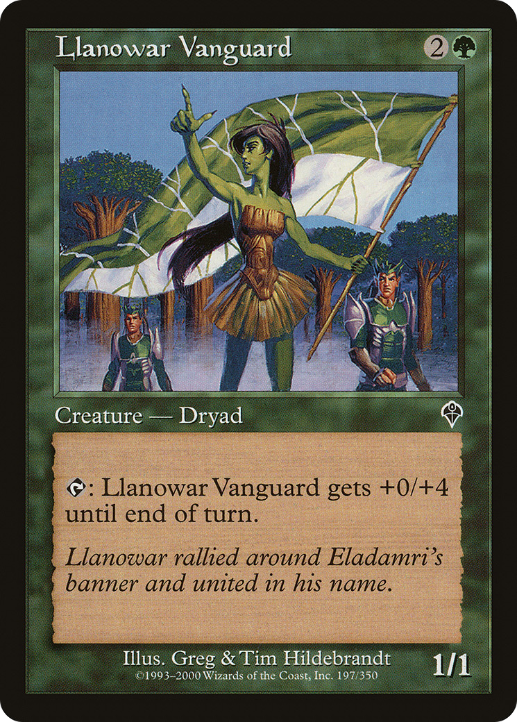 Llanowar Vanguard (INV-197) - Invasion
