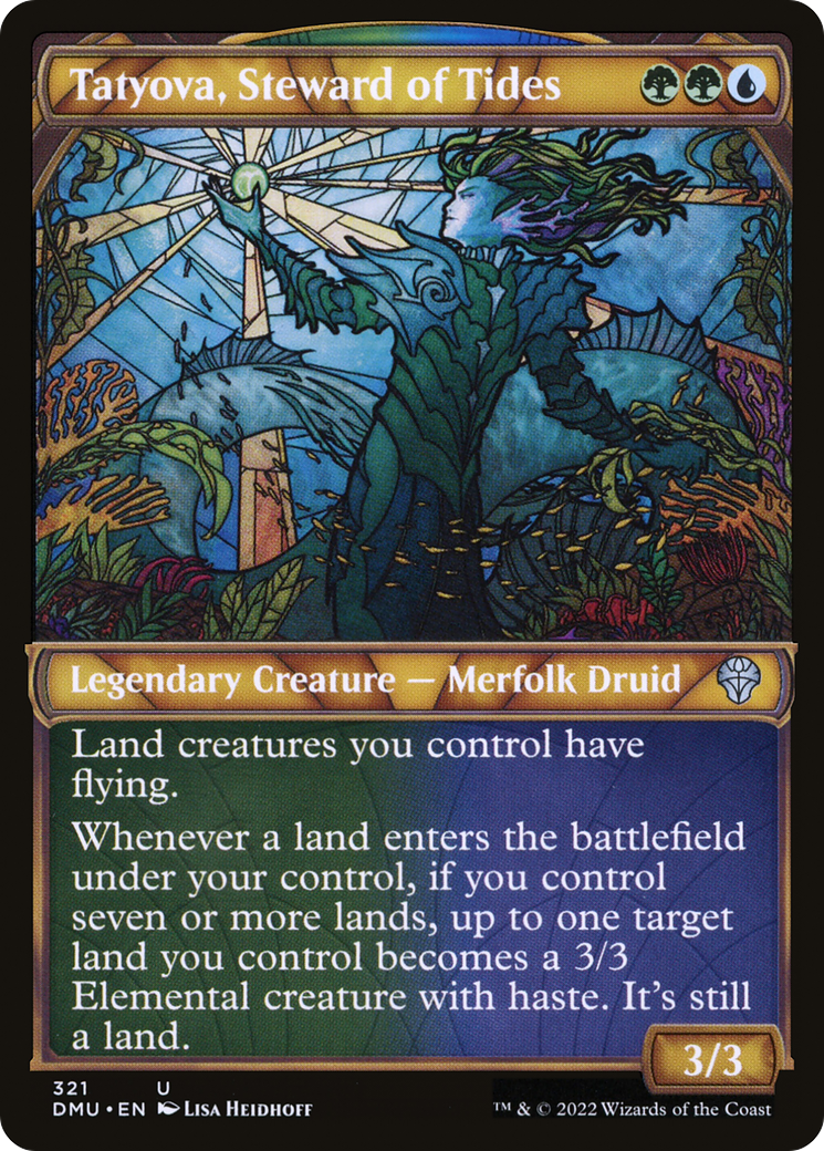 Tatyova, Steward of Tides (Showcase) (DMU-321) - Dominaria United: (Showcase) Foil