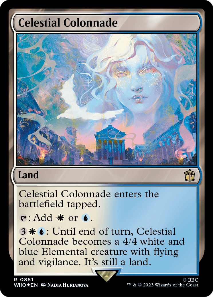 Celestial Colonnade (Surge Foil) (WHO-851) - Doctor Who Foil