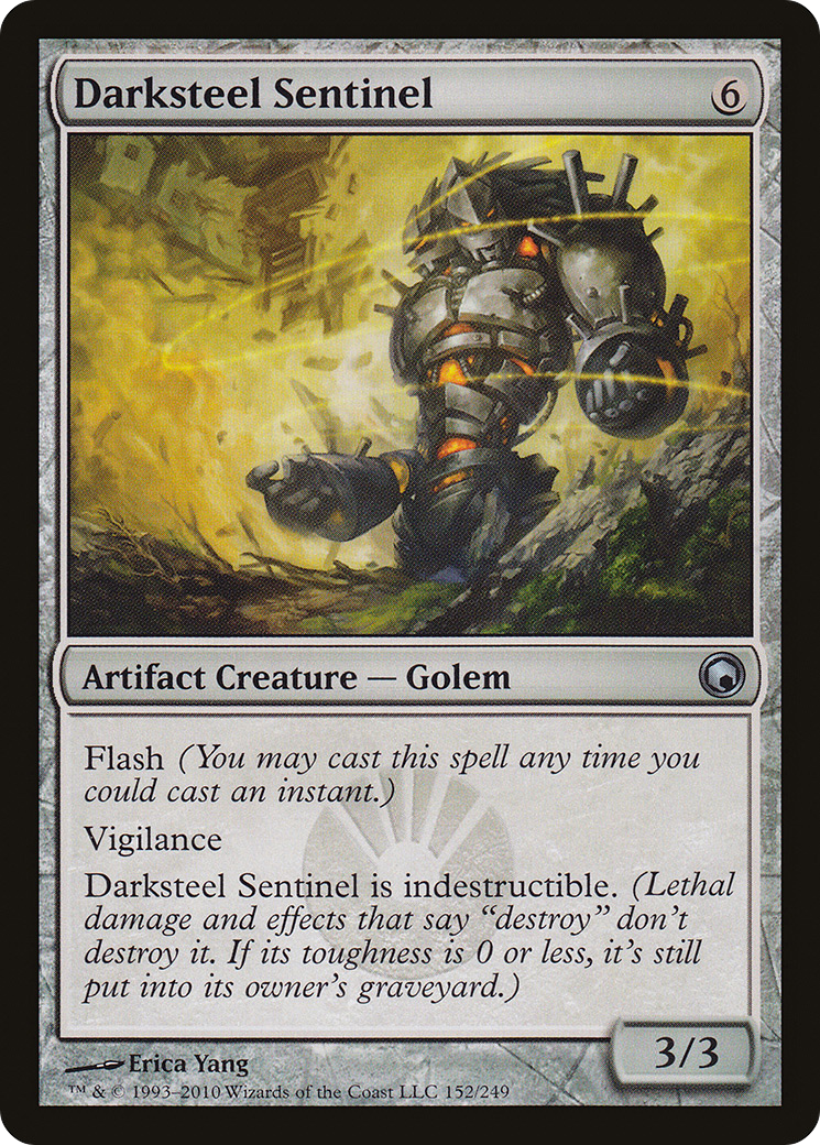 Darksteel Sentinel (SOM-152) - Scars of Mirrodin