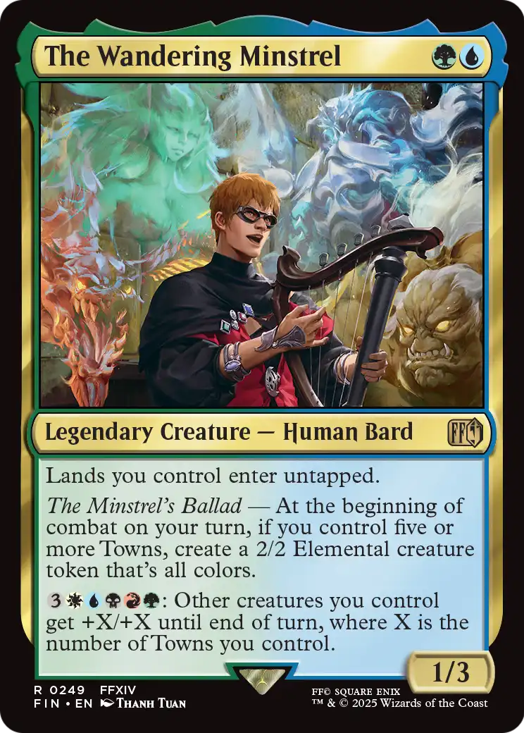 The Wandering Minstrel (FIN-249) - FINAL FANTASY Foil
