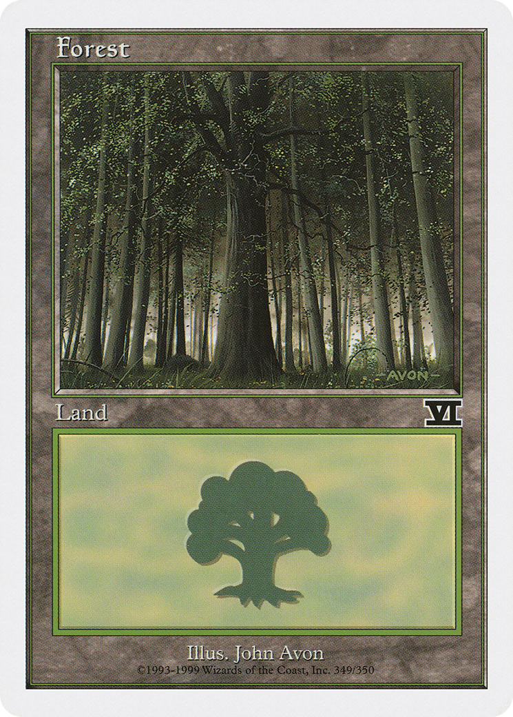 Forest (349) (6ED-349) - Classic Sixth Edition