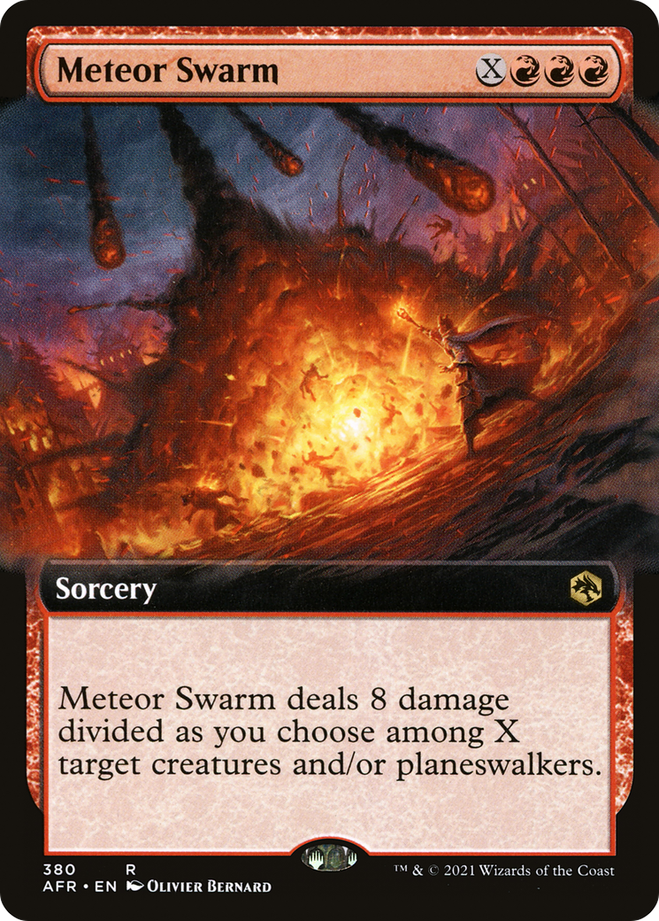 Meteor Swarm (Extended Art) (AFR-380) - Adventures in the Forgotten Realms: (Extended Art)