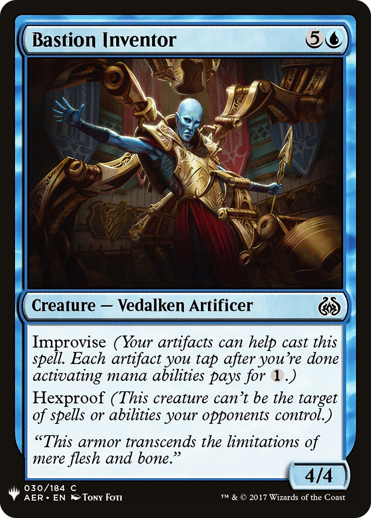 Bastion Inventor (LIST-030) - The List