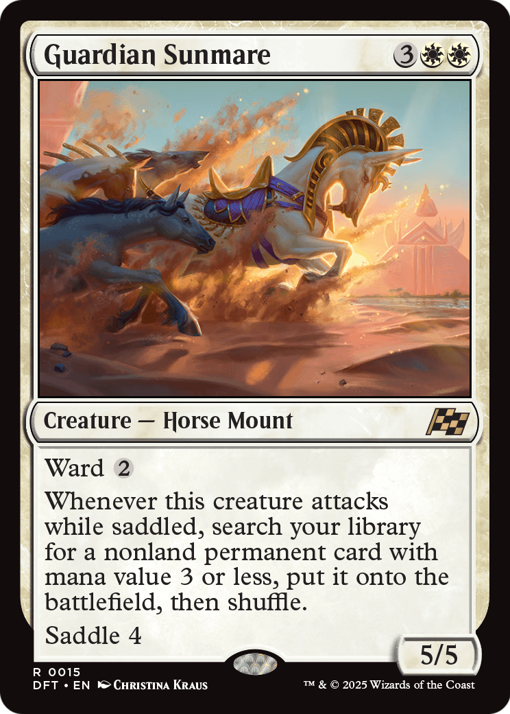 Guardian Sunmare (DFT-015) - Aetherdrift Foil
