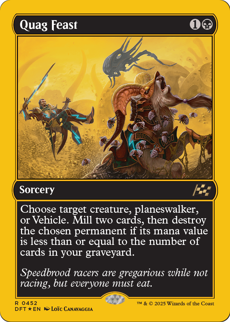 Quag Feast (First-Place Foil) (DFT-452) - Aetherdrift Foil