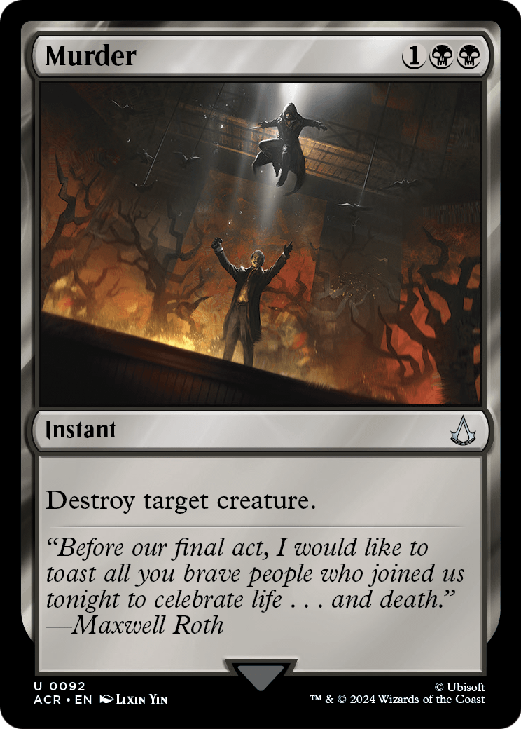 Murder (ACR-092) - Assassin's Creed Foil