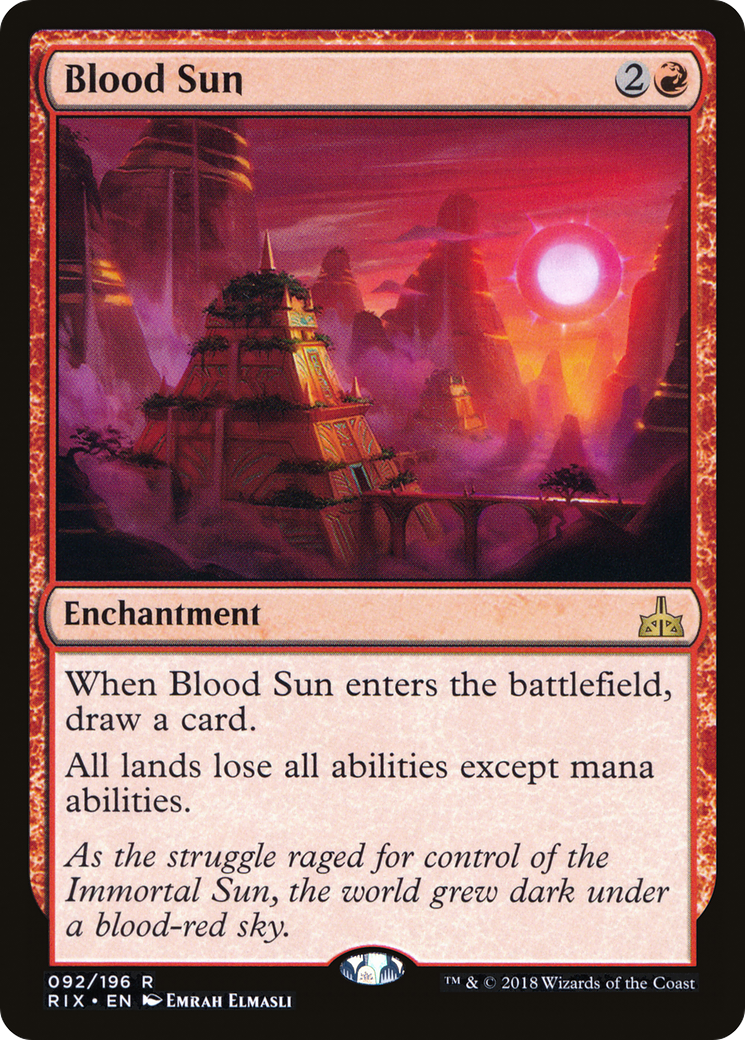 Blood Sun (RIX-092) - Rivals of Ixalan