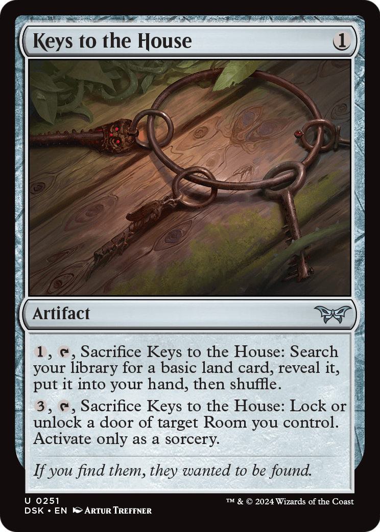 Keys to the House (DSK-251) - Duskmourn: House of Horror Foil