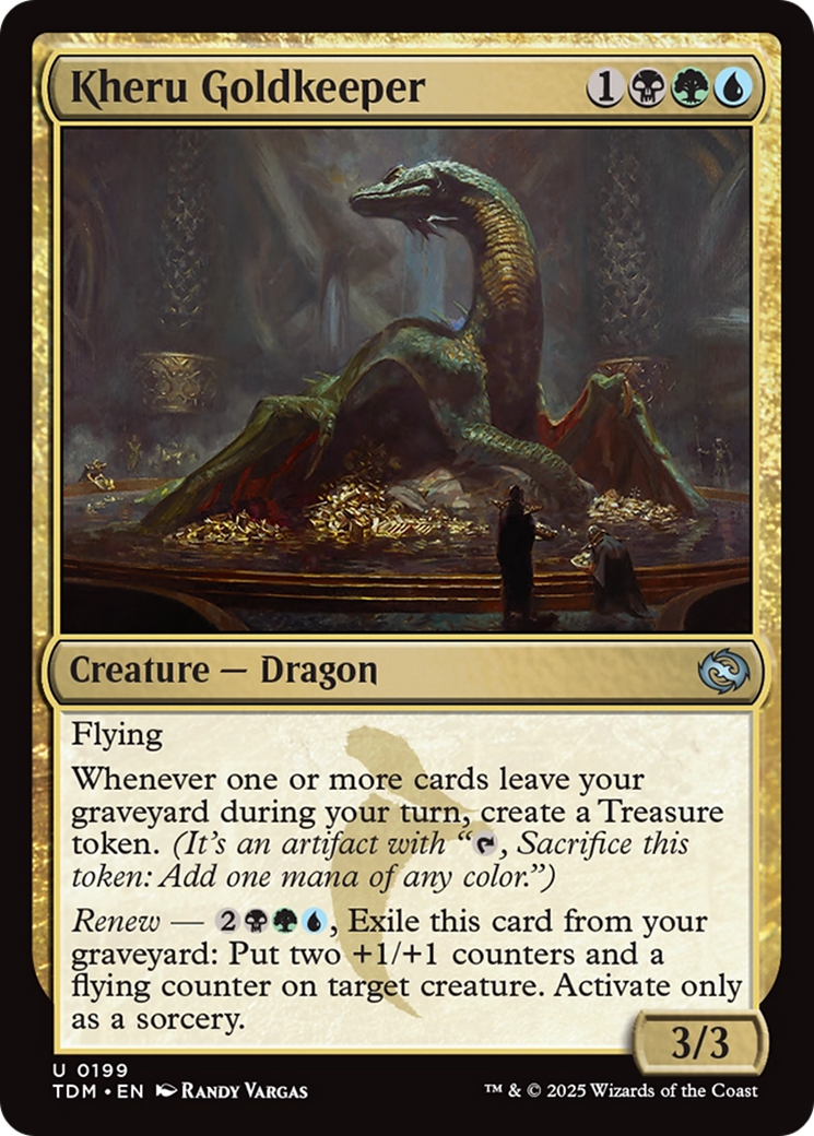 Kheru Goldkeeper (TDM-199) - Tarkir: Dragonstorm Foil