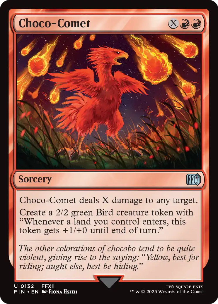 Choco-Comet (FIN-132) - FINAL FANTASY Foil