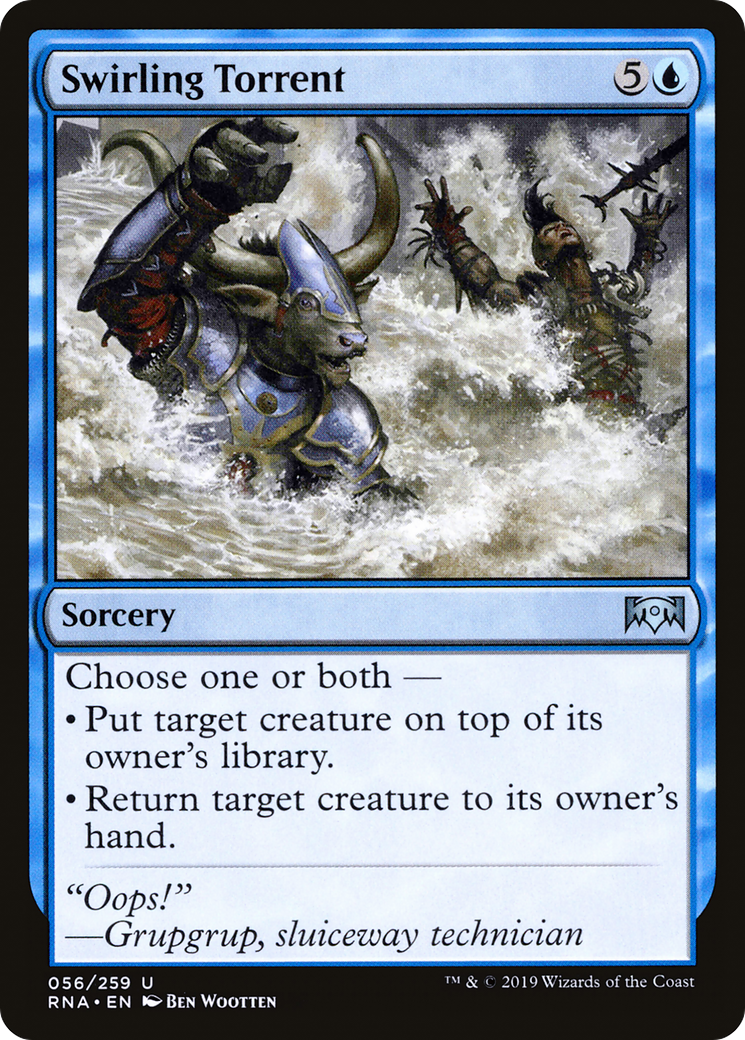 Swirling Torrent (RNA-056) - Ravnica Allegiance
