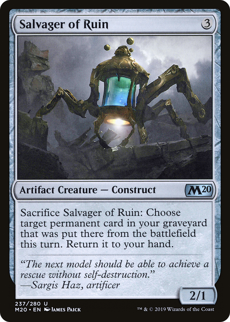 Salvager of Ruin (M20-237) - Core Set 2020 Foil