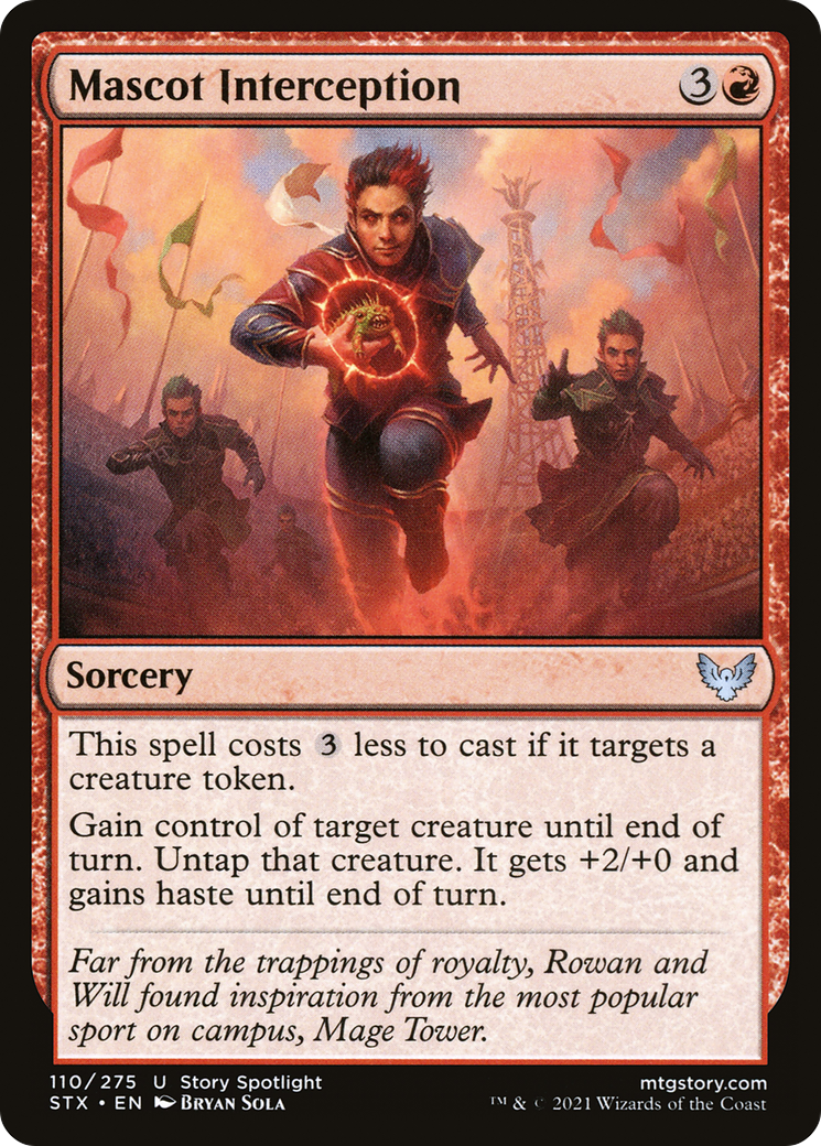 Mascot Interception (STX-110) - Strixhaven: School of Mages Foil