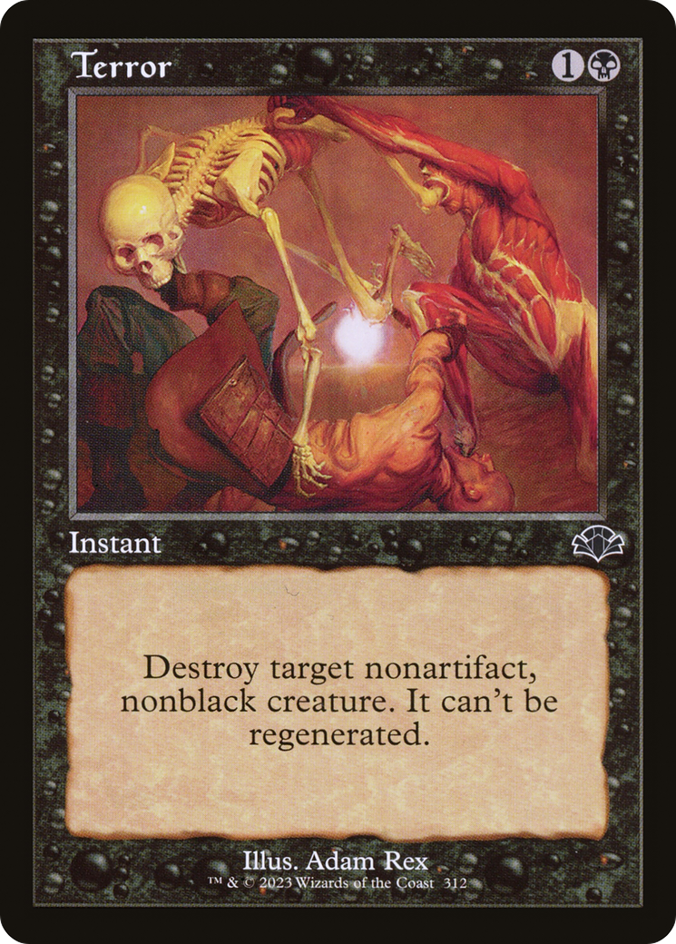 Terror (Retro Frame) (DMR-312) - Dominaria Remastered