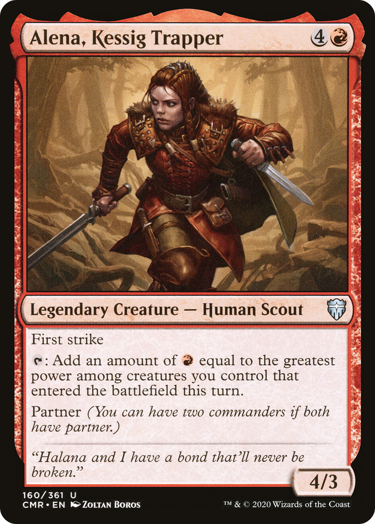 Alena, Kessig Trapper (CMR-160) - Commander Legends Foil