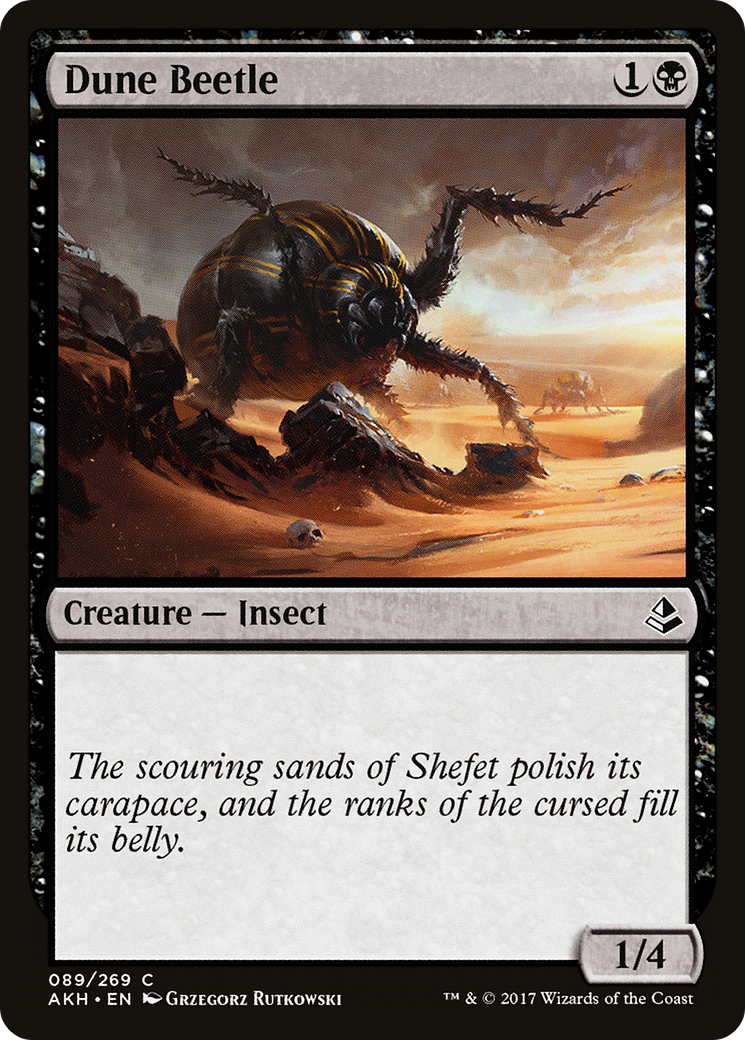 Dune Beetle (AKH-089) - Amonkhet Foil