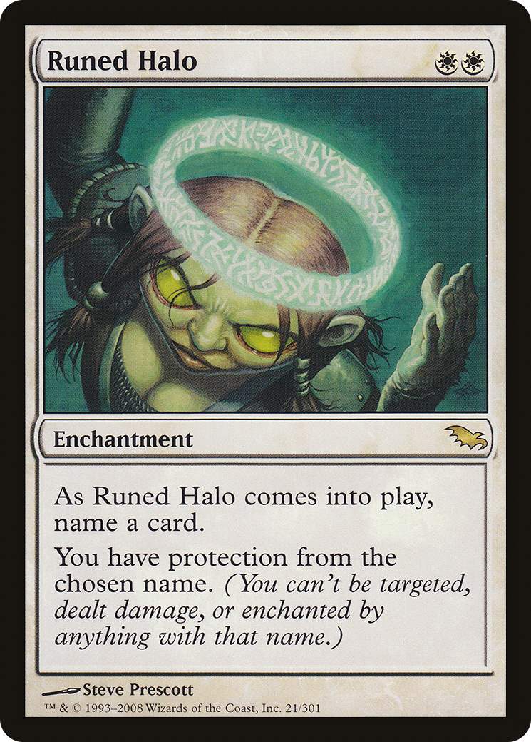 Runed Halo (SHM-021) - Shadowmoor Foil