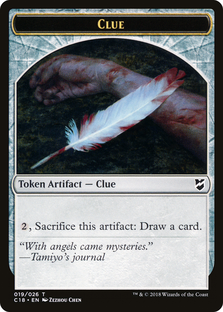 Clue (TC18-019) - Commander 2018 Tokens