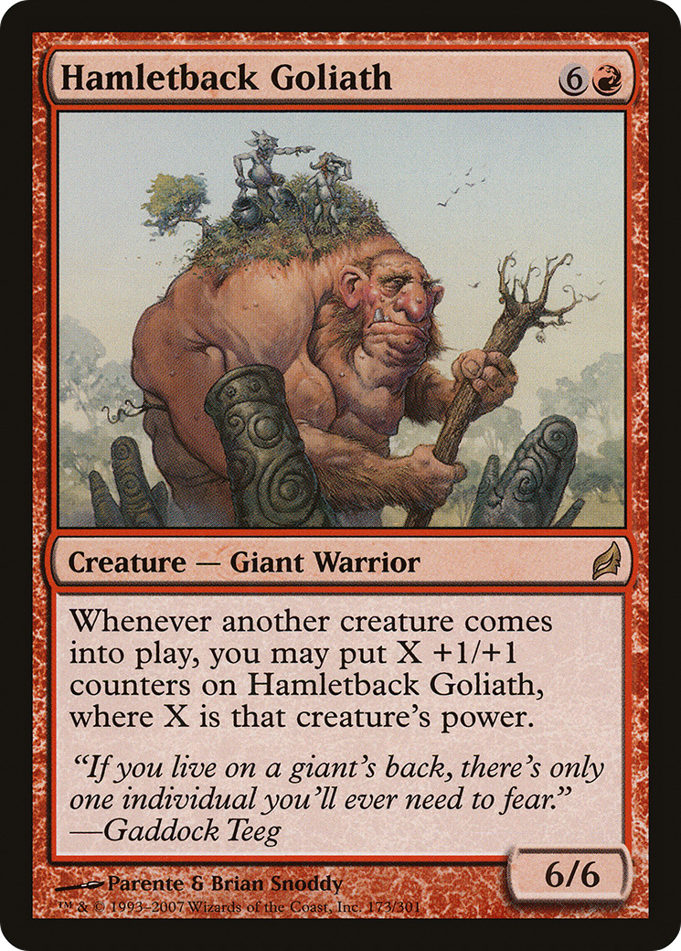 Hamletback Goliath (LRW-173) - Lorwyn