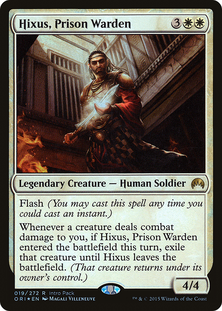 Hixus, Prison Warden (UMP-019) - Magic Origins Promos Foil