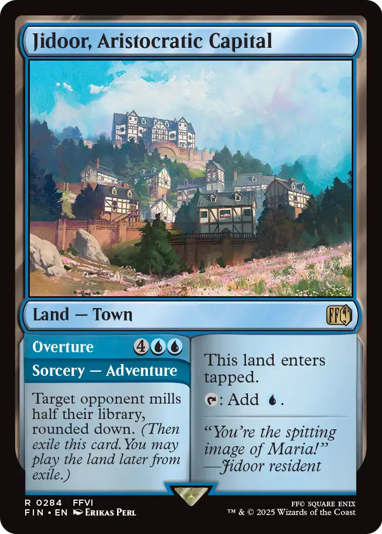 Jidoor, Aristocratic Capital (FIN-284) - FINAL FANTASY Foil