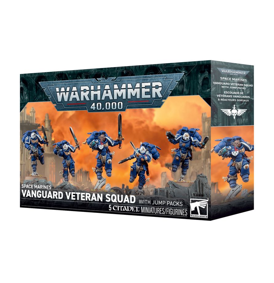 Warhammer 40,000 - Space Marines: Vanguard Veteran Squad with Jump Packs