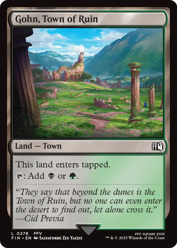 Gohn, Town of Ruin (FIN-278) - FINAL FANTASY
