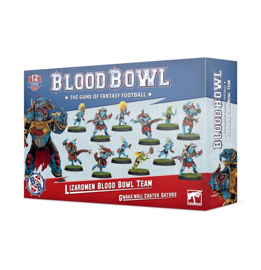 Blood Bowl Lizardmen Team Gwaka'moli Crater Gators