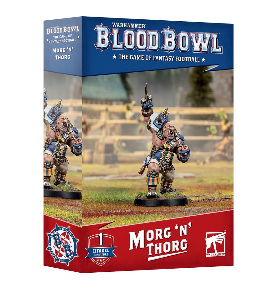Blood Bowl Morg 'N' Thorg – legendary Ogre Star Player miniature for Blood Bowl. Available at Game Roost NZ.