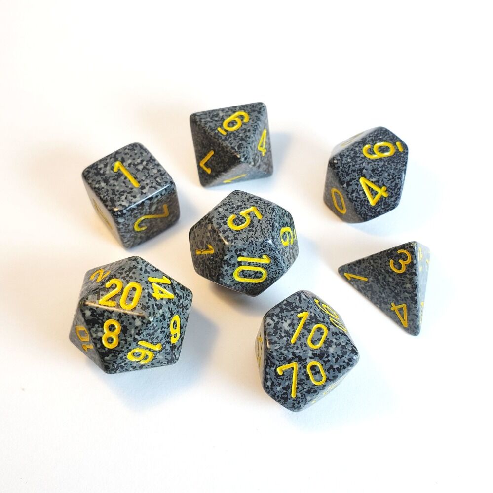 Chessex Polyhedral 7-Die Set - Speckled