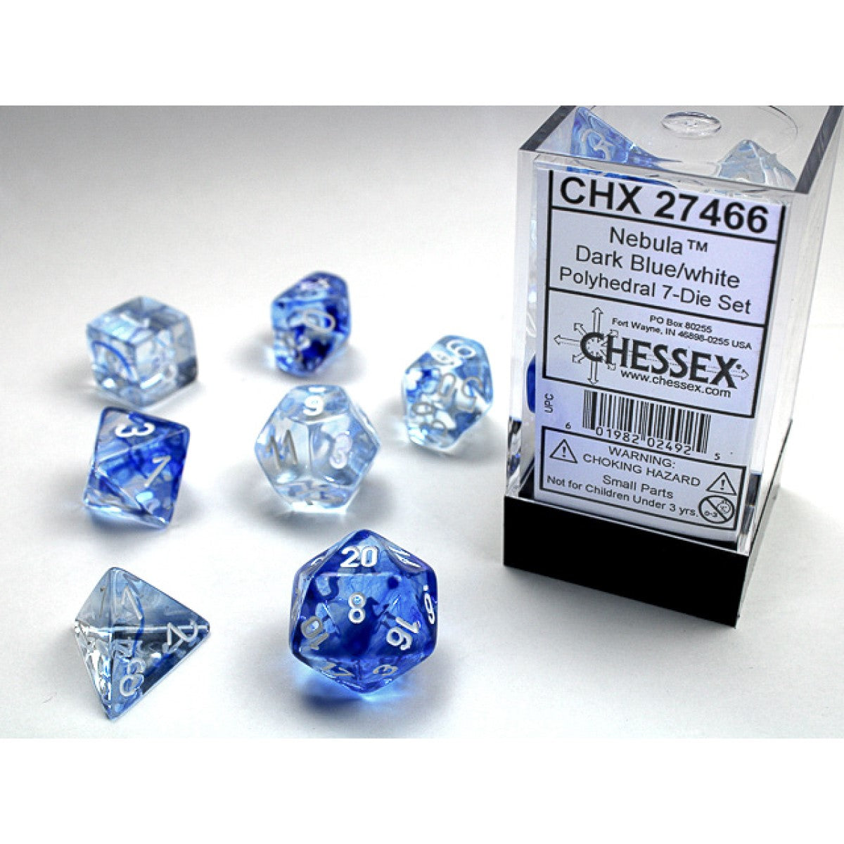 Chessex Polyhedral 7-Die Set - Nebula