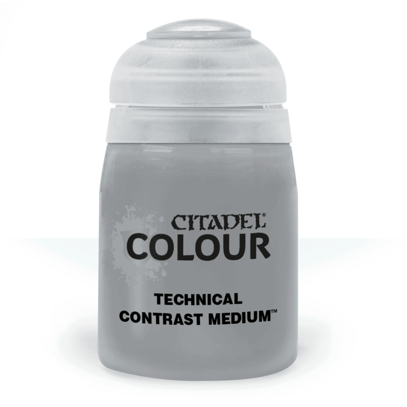 Citadel Technical Contrast Medium 24ml – Thinning medium for Citadel Contrast paints, available at Game Roost NZ for custom paint blending and smoother transitions.