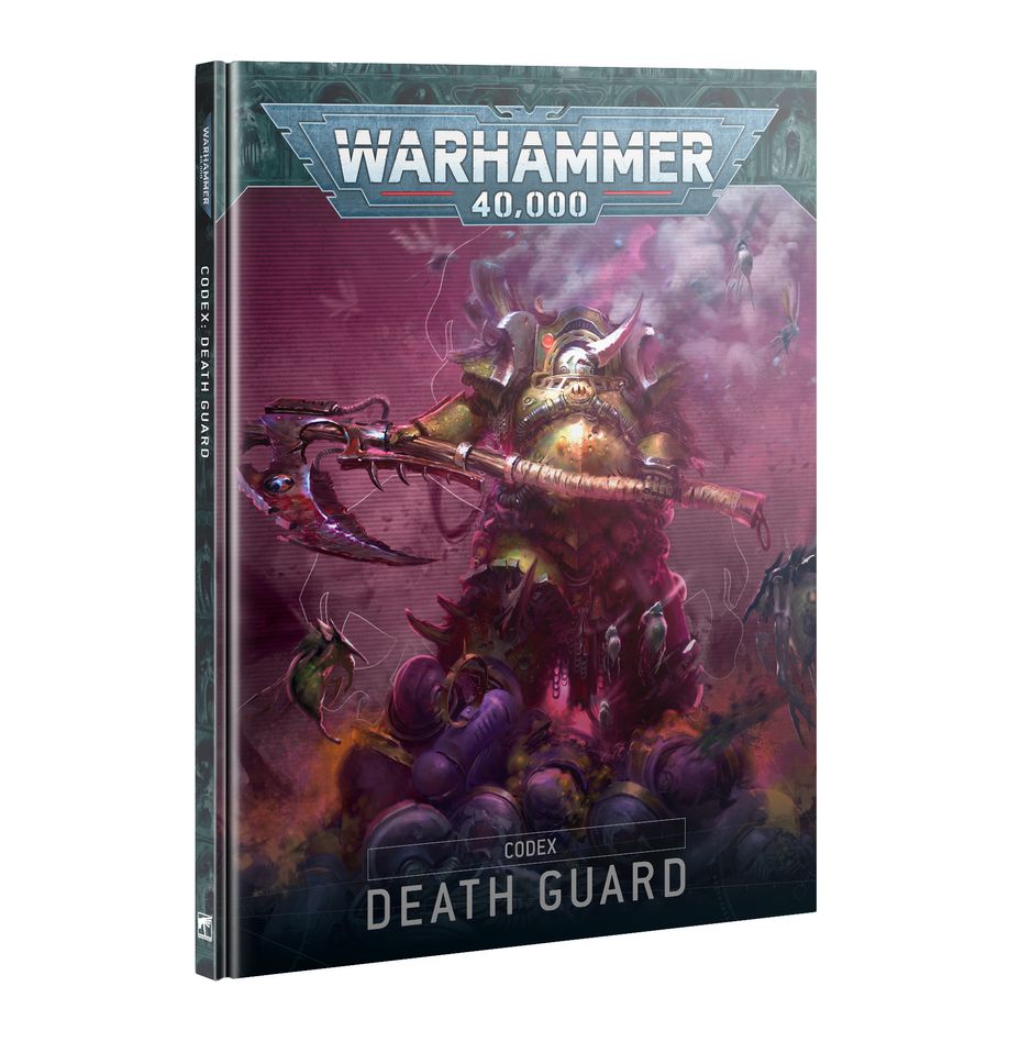 Codex: Death Guard – Warhammer 40K Chaos Space Marines rulebook, available at Game Roost tabletop store in Albany, North Shore Auckland, New Zealand.