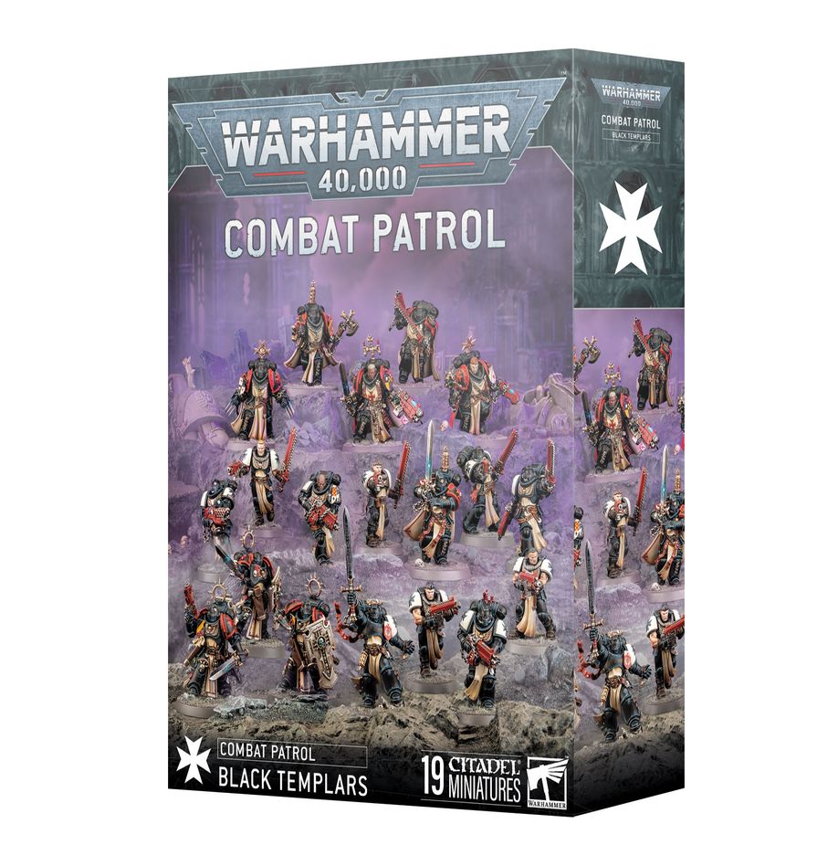 Combat Patrol: Black Templars Warhammer 40,000 box set – Available in New Zealand at Game Roost